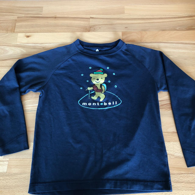 mont bell(モンベル)のmont-bell 長袖Tシャツ キッズ　140 キッズ/ベビー/マタニティのキッズ服男の子用(90cm~)(Tシャツ/カットソー)の商品写真