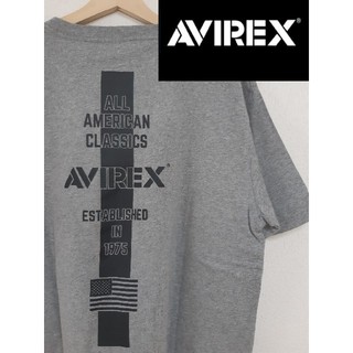 アヴィレックス(AVIREX)の【AVIREX】グレイTシャツ(Tシャツ/カットソー(半袖/袖なし))