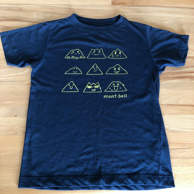 mont bell(モンベル)のmont-bell キッズTシャツ　130  紺色 キッズ/ベビー/マタニティのキッズ服男の子用(90cm~)(Tシャツ/カットソー)の商品写真