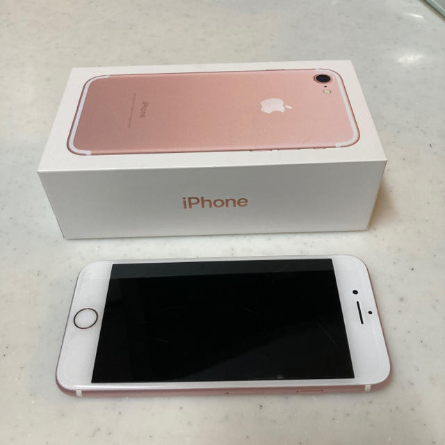 iPhone 7 Rose gold 32GB SIMフリー - スマートフォン本体