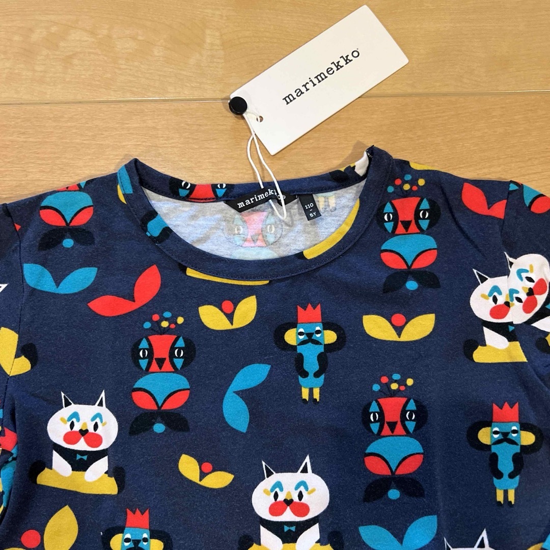 marimekko(マリメッコ)の【マルチャン様専用】marimekko マリメッコ キッズTシャツ×２着 キッズ/ベビー/マタニティのキッズ服女の子用(90cm~)(Tシャツ/カットソー)の商品写真