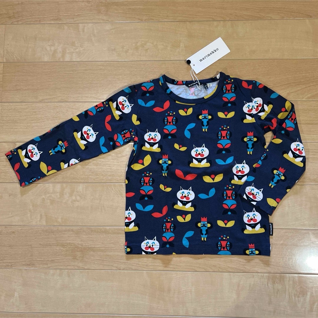 marimekko(マリメッコ)の【マルチャン様専用】marimekko マリメッコ キッズTシャツ×２着 キッズ/ベビー/マタニティのキッズ服女の子用(90cm~)(Tシャツ/カットソー)の商品写真