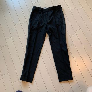 ユナイテッドアローズ(UNITED ARROWS)のboy ボーイ　トラウザー　クロップドパンツ　0サイズ　ブラック(クロップドパンツ)