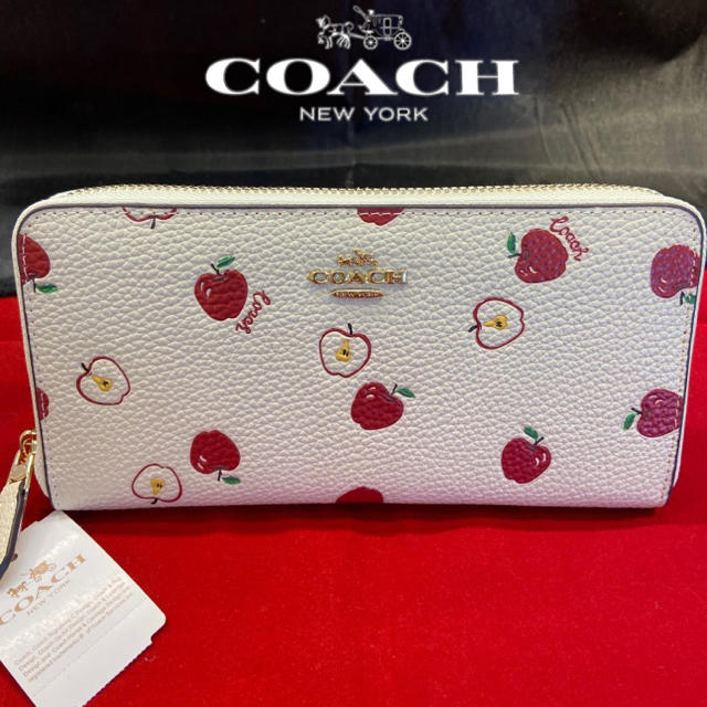 COACH アップルプリント 財布