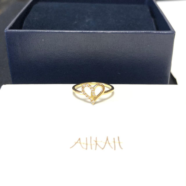 AHKAH(アーカー)の⭐︎美品⭐︎ アーカー  AHKAH ハートダイヤリング レディースのアクセサリー(リング(指輪))の商品写真