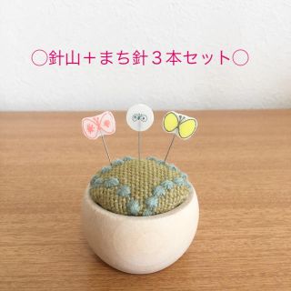 ミナペルホネン(mina perhonen)の針山　ピンクッション　まち針　ハンドメイド　ミナペルホネン  タンバリン(その他)