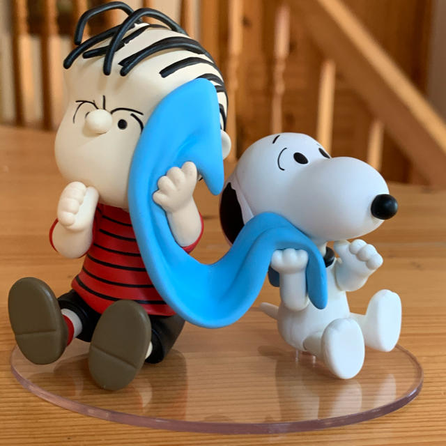 SNOOPY(スヌーピー)のSNOOPY＆LINUSフィギュア エンタメ/ホビーのフィギュア(その他)の商品写真