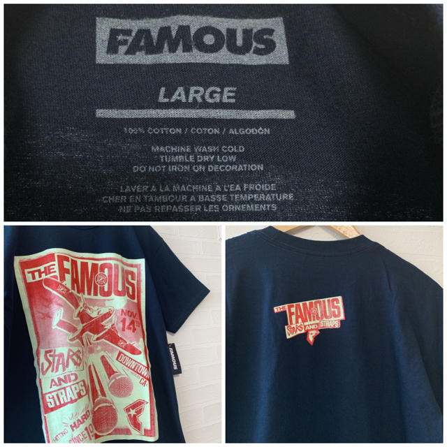 FAMOUZ(フェイマス)のFAMOUS フェイマス プリント Tシャツ サイズL メンズのトップス(Tシャツ/カットソー(半袖/袖なし))の商品写真