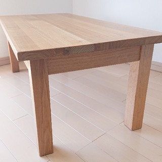 MUJI (無印良品) - [かかかちゃ様専用]無印良品 無垢材ローテーブルの