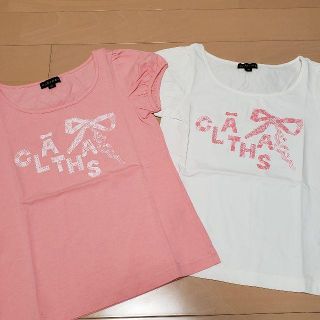 クレイサス(CLATHAS)のちゆ様ご専用★クレイサス★CLATHAS★Tシャツ★リボン(Tシャツ(半袖/袖なし))