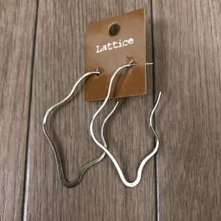 アネモネ(Ane Mone)のLattice／ラティス　シルバー カーブピアス(ピアス)