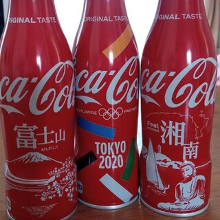 コカコーラ(コカ・コーラ)のコーラ　空き缶 3本(その他)