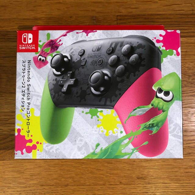 switchNintendo Switch Proコントローラー スプラトゥーン2