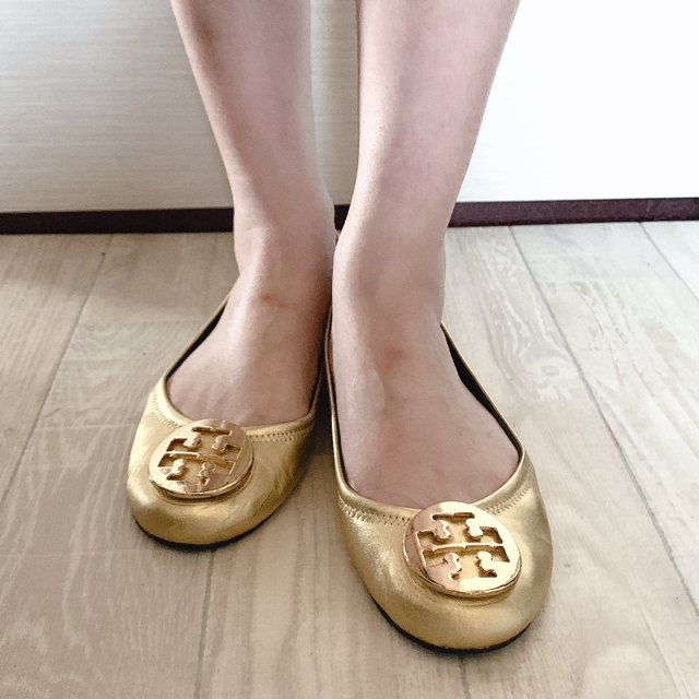 Tory Burch(トリーバーチ)のトリバーチ　TORY BURCH  靴　スリッポン　レディース  バレーシューズ レディースの靴/シューズ(バレエシューズ)の商品写真