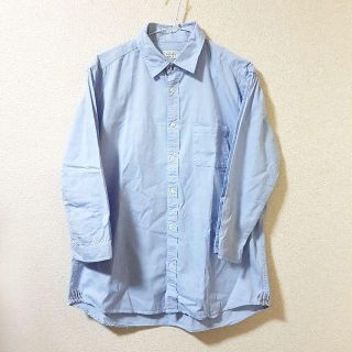 グローバルワーク(GLOBAL WORK)の【値下げ】グローバルワーク 七分袖シャツ ライトブルー(Tシャツ/カットソー(七分/長袖))