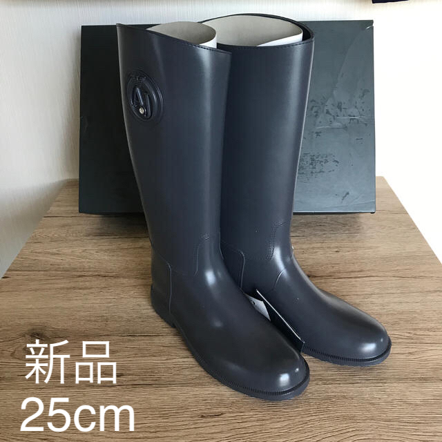 靴/シューズ再値下げ❗️新品❣️梅雨を楽しむアルマーニジーンズのレインブーツ