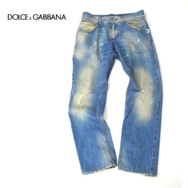 DOLCE&GABBANA　ビンテージウォッシュ デニムパンツ