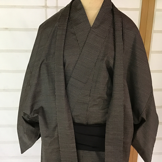 本場大島紬 横絣 アンサンブル帯付き 本場大島紬 横絣 アンサンブル帯付き
