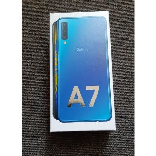 ギャラクシー(Galaxy)の新品未開封　Galaxy A7　ブルー(スマートフォン本体)