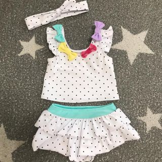 プティマイン(petit main)の美品　女の子　水着　size80(水着)