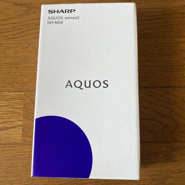 新品SIMフリー　SHARP AQUOS sense2 白 SH-M08