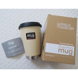 サーモマグ(thermo mug)の新品未使用☆ thermo mug モバイルタンブラー ivory(タンブラー)