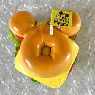 ディズニー(Disney)のミッキー　ハンバーガー　キーホルダー(キーホルダー)