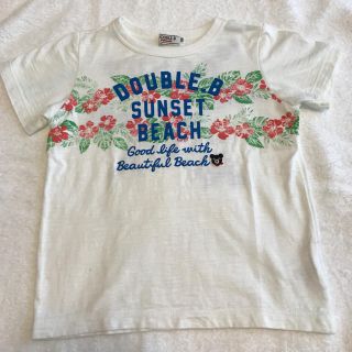 ダブルビー(DOUBLE.B)の【値下げ】DOUBLE.B ハイビスカスTシャツ110cm(Tシャツ/カットソー)