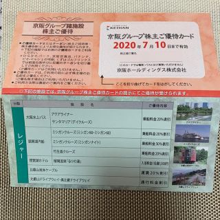 ケイハンヒャッカテン(京阪百貨店)の京阪グループ株主優待(遊園地/テーマパーク)