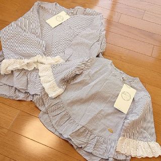 キムラタン(キムラタン)の最終値引き 新品 ドルチーナ ママ&女の子 おそろいコーデ(ブラウス)