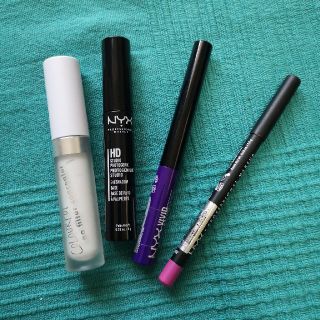 エヌワイエックス(NYX)の【お値下げ】NYX colourpop アイ＆リップコスメセット(アイライナー)