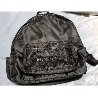 マウジー(moussy)のchachaさま専用★MOUSSY　ブラック　リュック(リュック/バックパック)