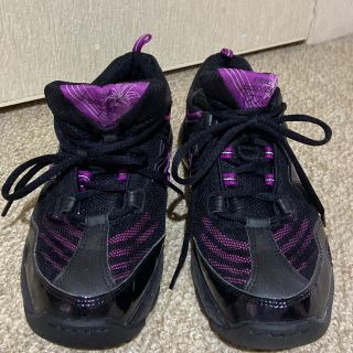 ニューバランス(New Balance)のニューバランス　ブラック×パープル　レディーススニーカー　24㎝(スニーカー)