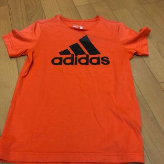 アディダス(adidas)のアディダス　半袖　オレンジ　150(Tシャツ/カットソー)
