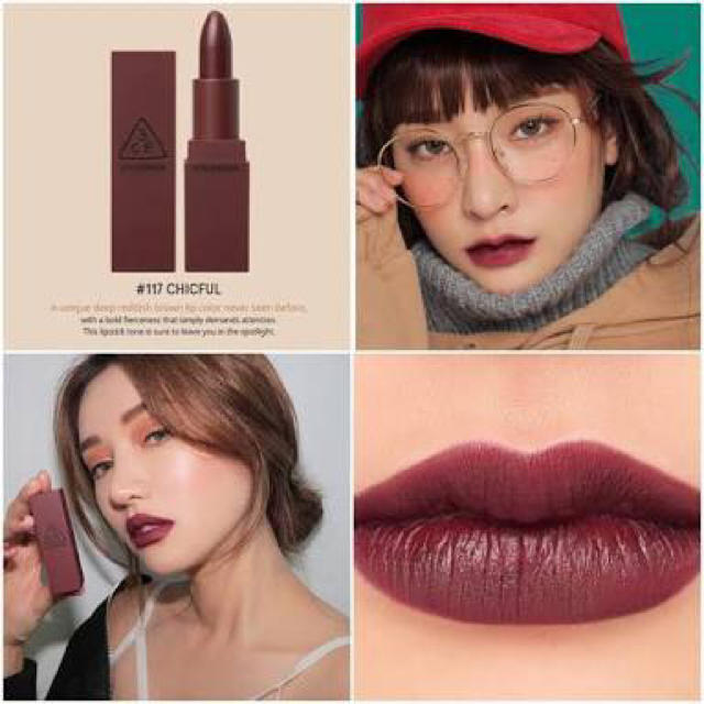 3ce(スリーシーイー)の3CE STYLENANDA LIP COLOR 美品 コスメ/美容のベースメイク/化粧品(口紅)の商品写真