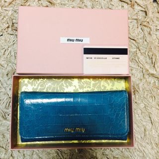 ミュウミュウ(miumiu)のミュウミュウ 財布 新品(財布)