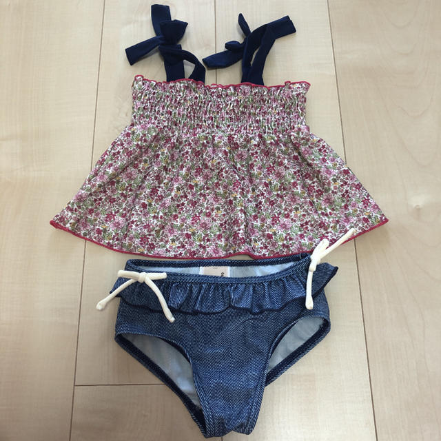 petit main(プティマイン)のプティマイン  水着　90 キッズ/ベビー/マタニティのキッズ服女の子用(90cm~)(水着)の商品写真