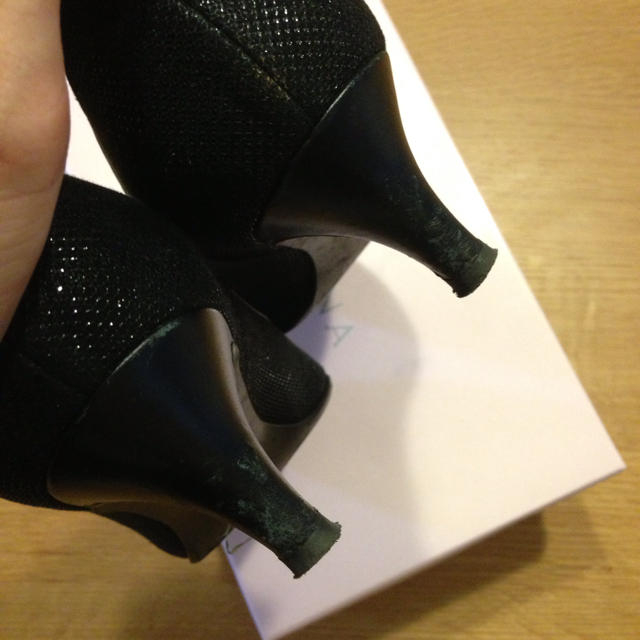 DIANA(ダイアナ)のDIANA♡特製ロゴプレートヒール レディースの靴/シューズ(ハイヒール/パンプス)の商品写真