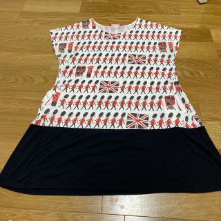 グラニフ(Design Tshirts Store graniph)のグラニフ  ワンピース　イギリス柄(ひざ丈ワンピース)