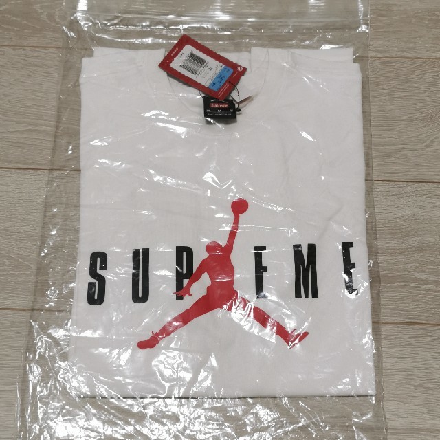【2021新春福袋】 Supreme Tシャツ　白　M Jordan Supreme - Tシャツ/カットソー(半袖/袖なし)