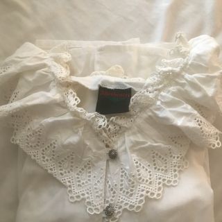 エディットフォールル(EDIT.FOR LULU)のvintage fril blouse(シャツ/ブラウス(半袖/袖なし))