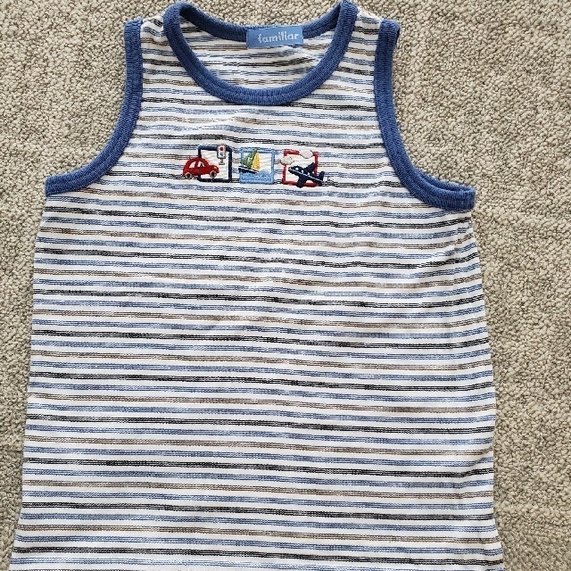 familiar(ファミリア)のfamiliarタンクトップ&RALPH LAURENシャツ キッズ/ベビー/マタニティのキッズ服男の子用(90cm~)(Tシャツ/カットソー)の商品写真