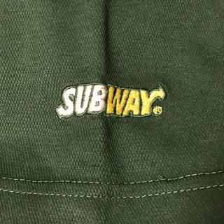 Subway サブウェイ Tシャツ　古着　ヴィンテージ  　緑(Tシャツ/カットソー(半袖/袖なし))