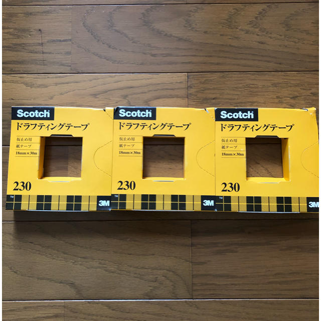 3M スコッチ ドラフティングテープ 24mm×30m カッター付 紙箱入り 230-3-24（60セット） - 2