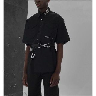 オフホワイト(OFF-WHITE)のheliot emil ヘリオットエミル　19ss カッティングシャツ(シャツ)