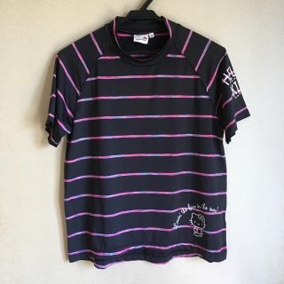 ハローキティ(ハローキティ)のハローキティ　レディーススポーツシャツ(Tシャツ(半袖/袖なし))