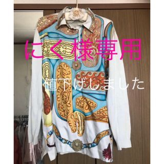極美品 エルメス 2020SS Brandebourgs Encadre シルク ツイル プリント ...