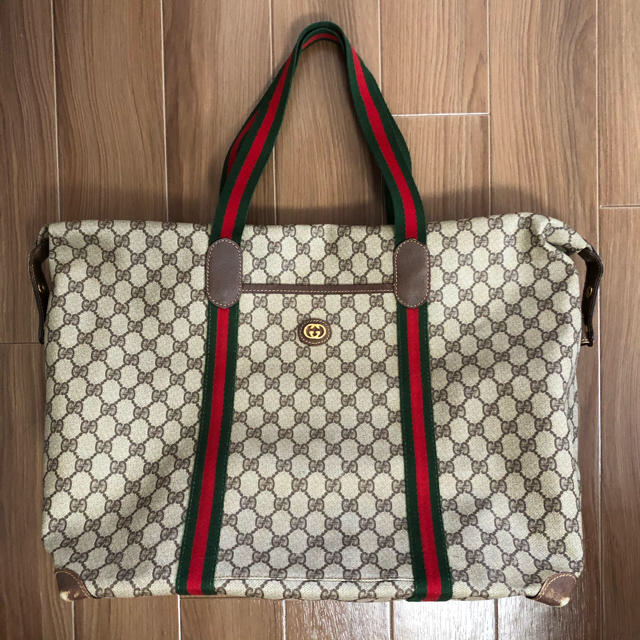 Gucci(グッチ)の本物☆GUCCI オールドグッチ ヴィンテージ シェリー ボストンバッグ レディースのバッグ(ボストンバッグ)の商品写真