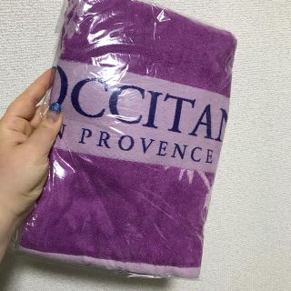 ロクシタン(L'OCCITANE)のロクシタン　バスタオル　ラベンダー(ノベルティグッズ)