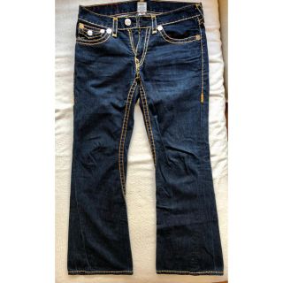 トゥルーレリジョン(True Religion)のTRUE RELIGION JOEY SUPER T ジーンズ size34(デニム/ジーンズ)